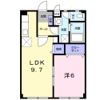 レインボータウンAの間取り画像