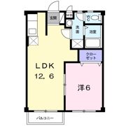 レインボータウンAの間取り画像