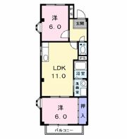 プレシャスコートBの間取り画像