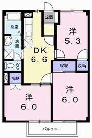 アメニティコーポの間取り画像