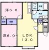 クレストール坂田の間取り画像