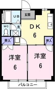 SUN VILLAGE平田台Ⅱの間取り画像
