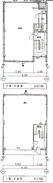 桜台倉庫付事務所 Bの間取り画像