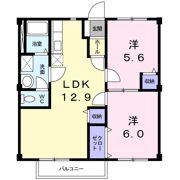 グランシャリオ上杉の間取り画像