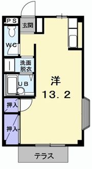 あうんハイツの間取り画像