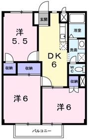 ニューシティ田中2の間取り画像