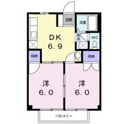 ホワイトヒルズⅡの間取り画像