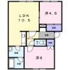 プラドール八軒の間取り画像