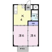 エバーハイツの間取り画像