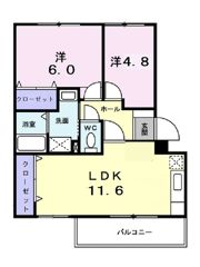 メゾンドールの間取り画像
