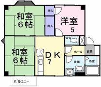 プラドール佐方の間取り画像