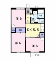 サンパストラルの間取り画像