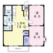 コーポ エンナの間取り画像