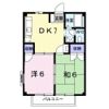 ハニーハイツの間取り画像