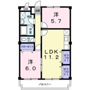 マロード月輪の間取り画像