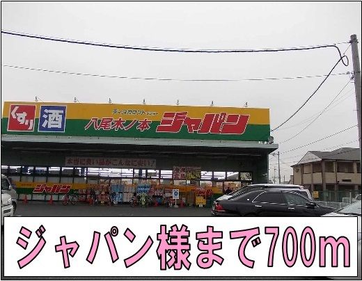 近くのホームセンター　ジャパン様まで700m（徒歩9分）