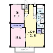 ベルメゾン中村の間取り画像