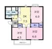 ニューエルディム横山Aの間取り画像