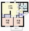 ニューエルディム横山Bの間取り画像