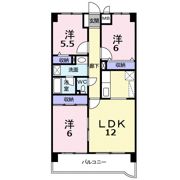 シャンポール新室見の間取り画像