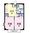 サンハイツ近田Aの間取り画像