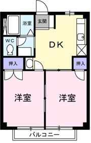 エイブルーIの間取り画像