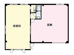 日野南7丁目倉庫付事務所の間取り画像