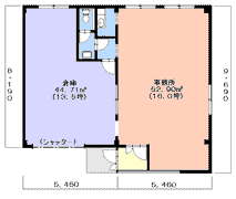 立込町3丁目倉庫付事務所の間取り画像