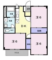 クオリティーハイム安藤の間取り画像