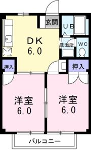 ガーデンヒルズ小田部の間取り画像