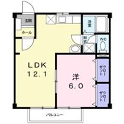 リバティ 栄の間取り画像