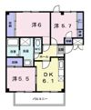 ミノリハイツの間取り画像