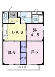 エスポワール萩原の間取り画像