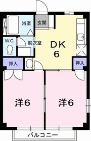 コーポラス丸山の間取り画像