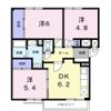 シャルマンハイツAの間取り画像