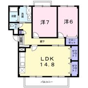 パルテールⅠの間取り画像
