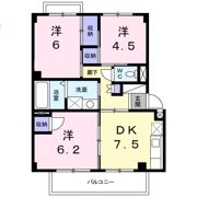 パルテールⅡの間取り画像