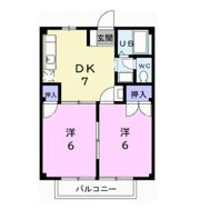 朝日コーポⅡの間取り画像