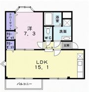 モダンハイツK・Bの間取り画像