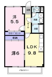 ハイツユーベルの間取り画像