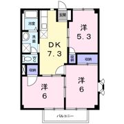 グリーンハイツの間取り画像