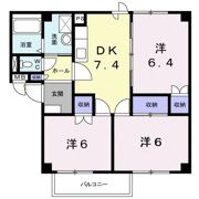 プレーヌ吉田の間取り画像