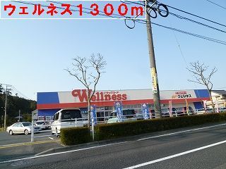 近くのウェルネスまで1,300m（徒歩17分）