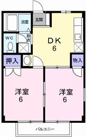 スカイパレスの間取り画像