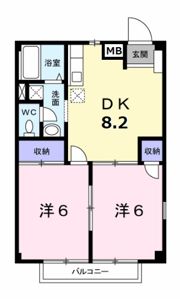 グリーンビラ向山の間取り画像