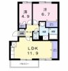 スリーアイズマンションの間取り画像