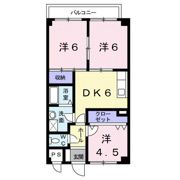 ハーベスト壱番館の間取り画像