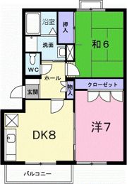エルディムみなもとⅢの間取り画像