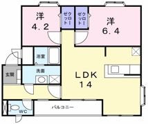 ヒルサイドテラスの間取り画像