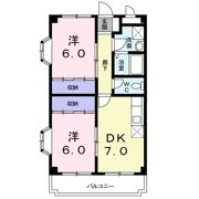 グローリ南草津の間取り画像
